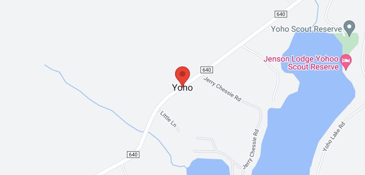 map of Lot Yoho Lake Road